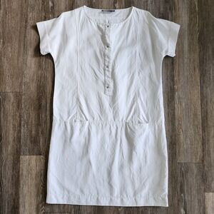 Weekend Max Mara Dress Womens Large Luxury Capsule Wardrobe Minimal Pureβ White
